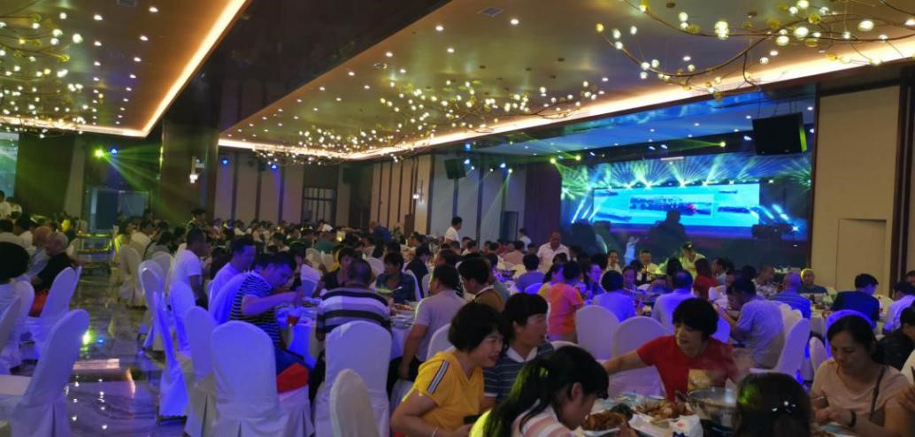 猎户集团参建的李家河大酒店餐饮部试营业